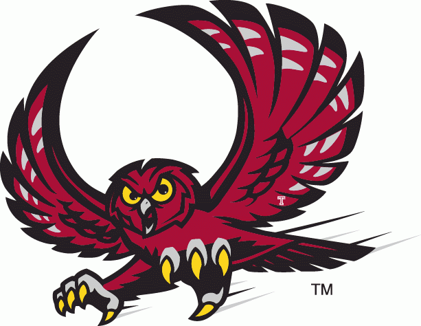 Temple Owls 1996-Pres Alternate Logo v2 diy fabric transfers